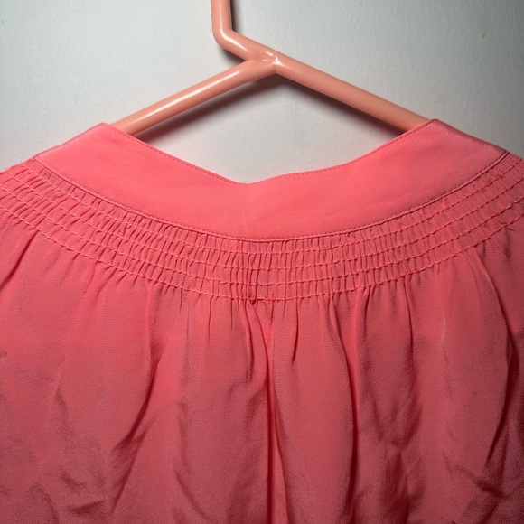 Lilly Pulitzer 100% Silk Pink Sleeveless Henley Tank Blouse Size Medium - Picture 10 of 16